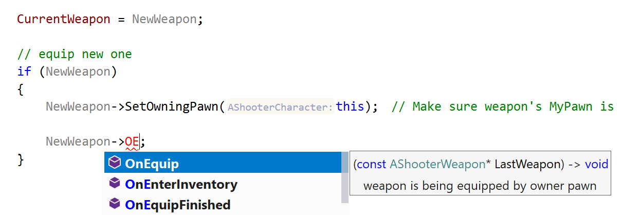 code editor improvements