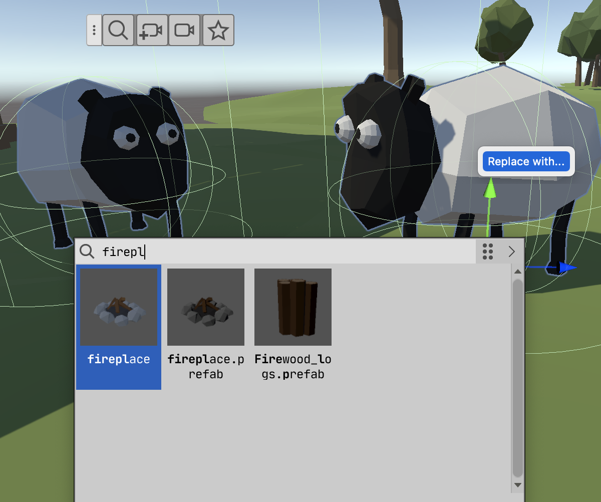 Screenshot example