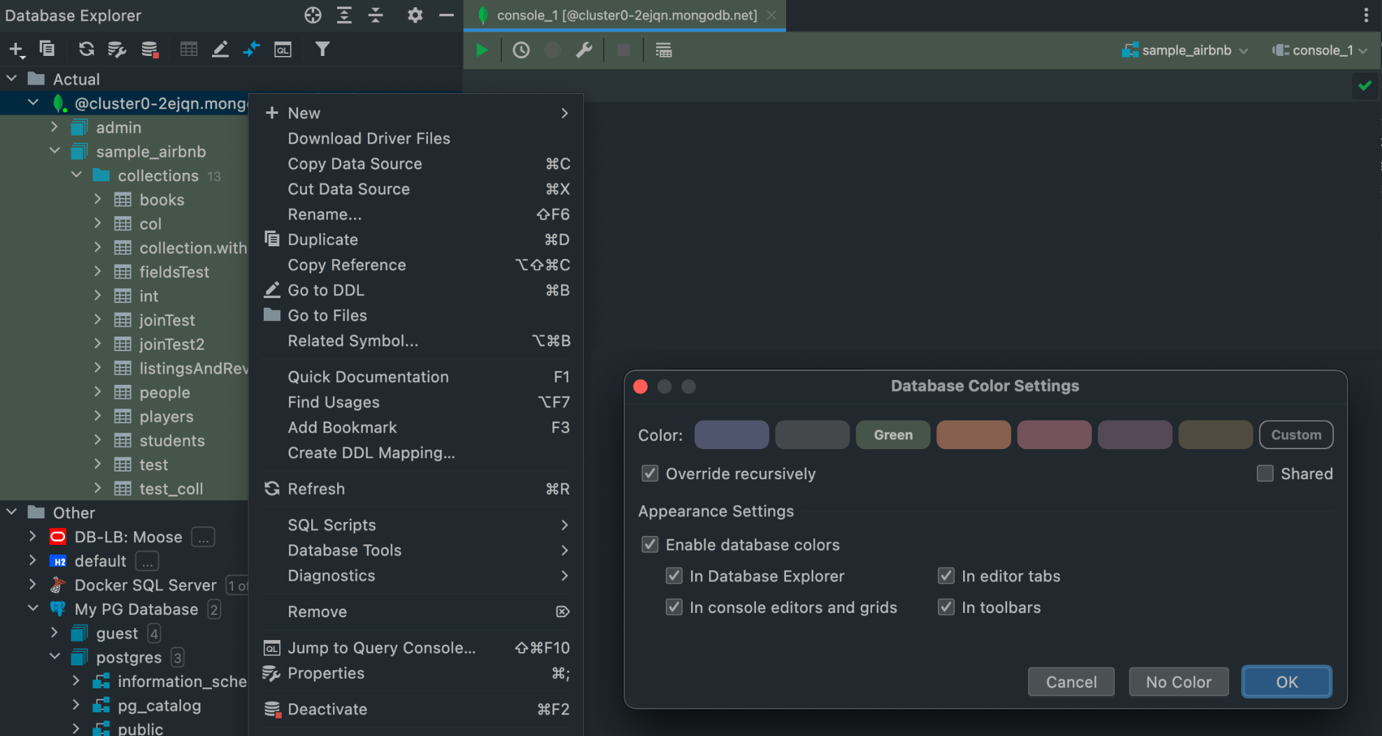 Mongodb Interface Ide DataGrip: MongoDB IDE