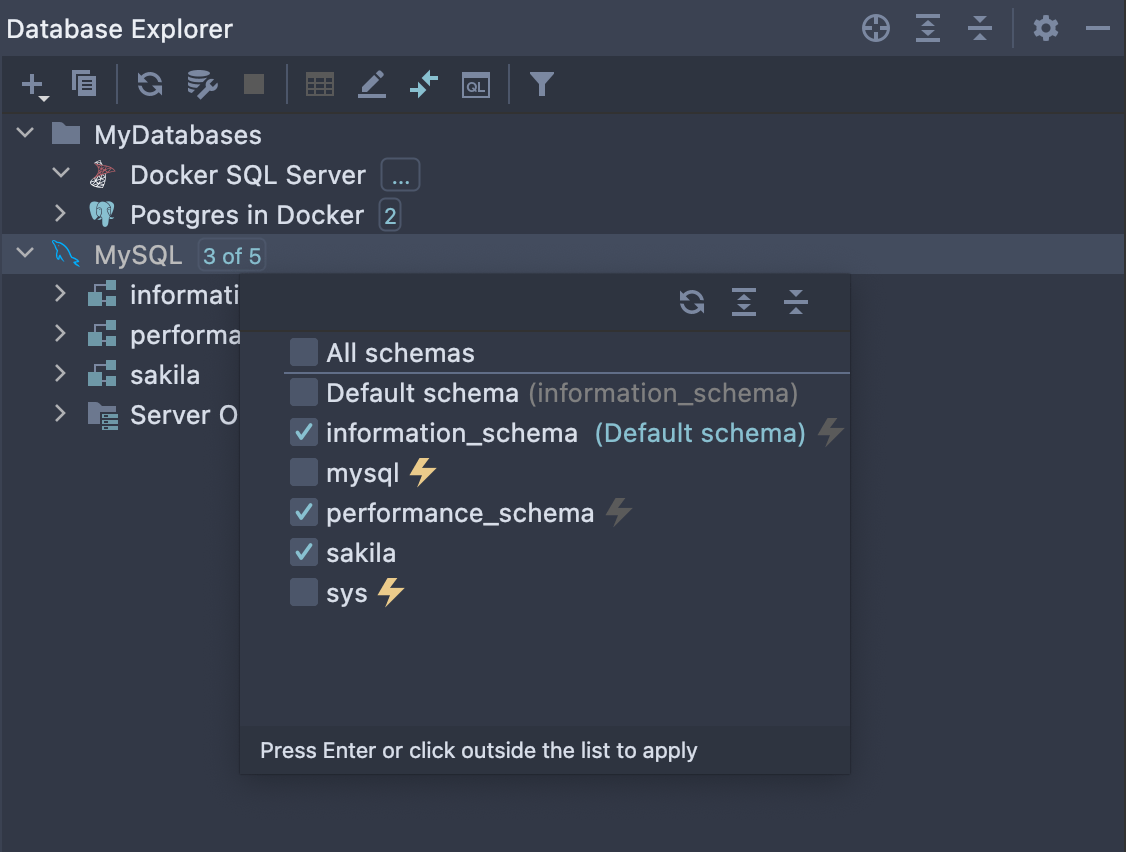 DataGrip: MySQL GUI tool