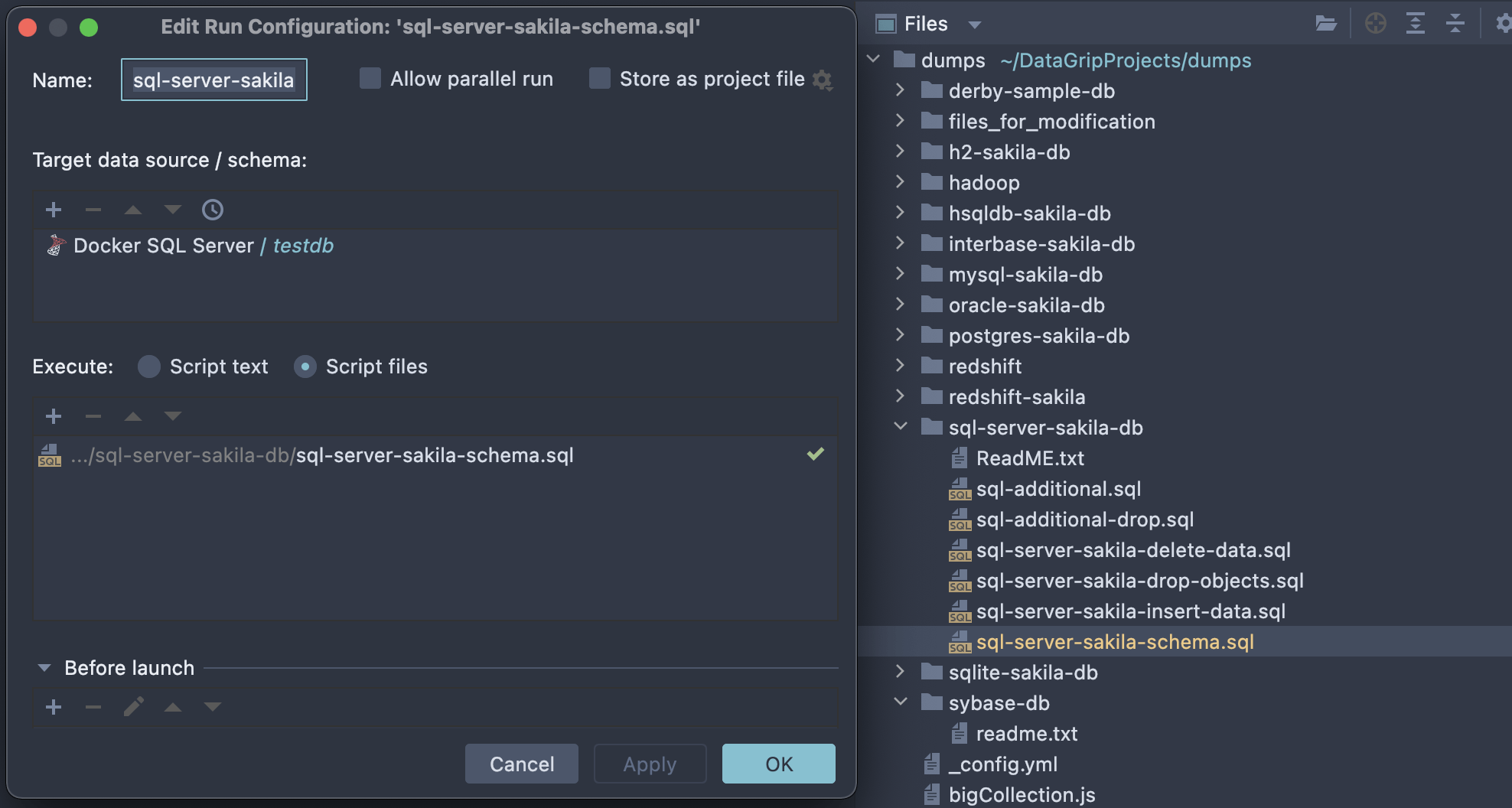 DataGrip: SQL Server GUI tool