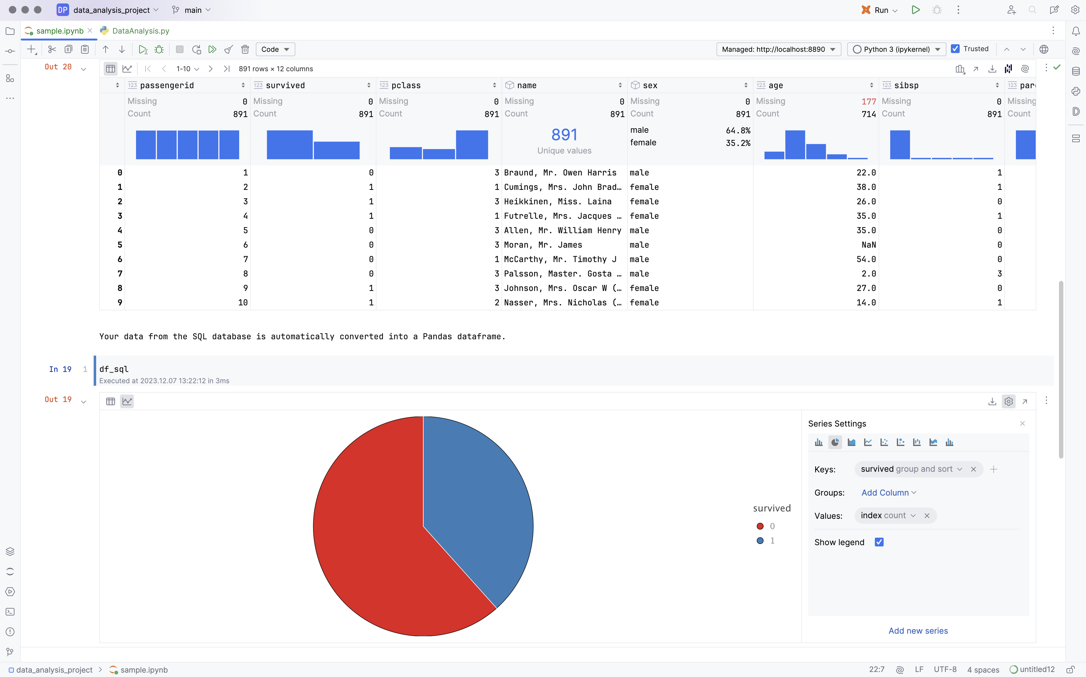 DataSpell: JetBrains tool for data analysts