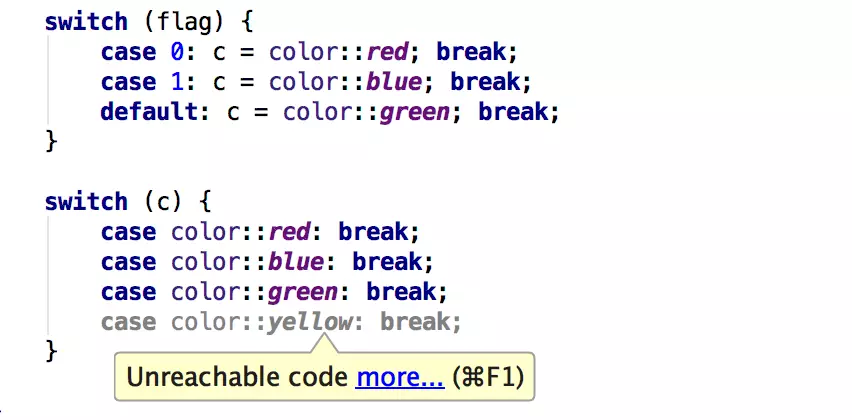 On-the-fly code analysis