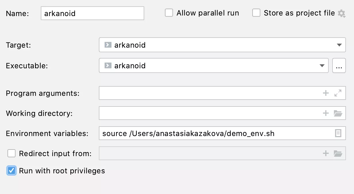 Debuggen als Root