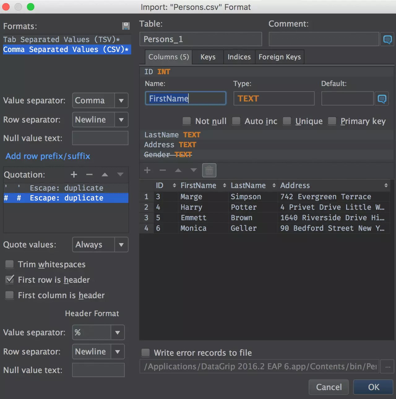 Python convert json to csv