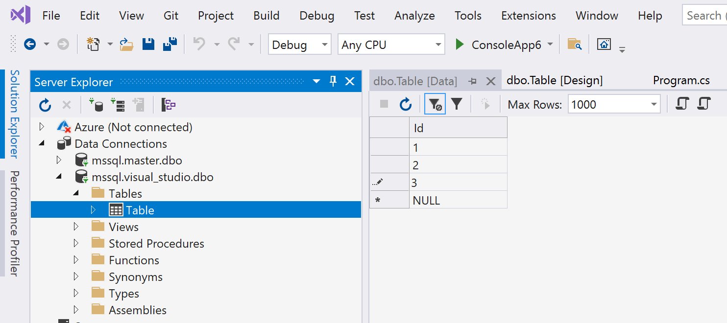 Visual Studio editing data with data grid