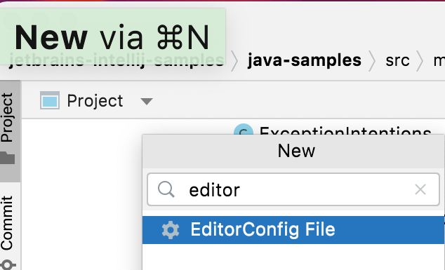 New EditorConfig File