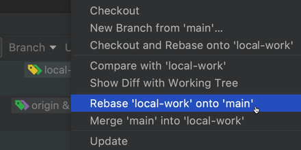 Rebase Feature Branch