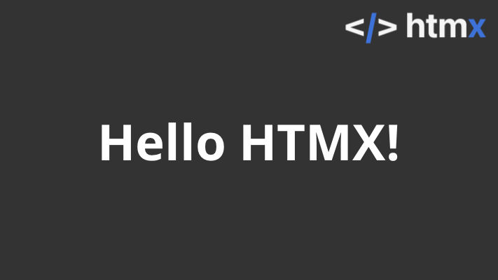 Hello, HTMX!