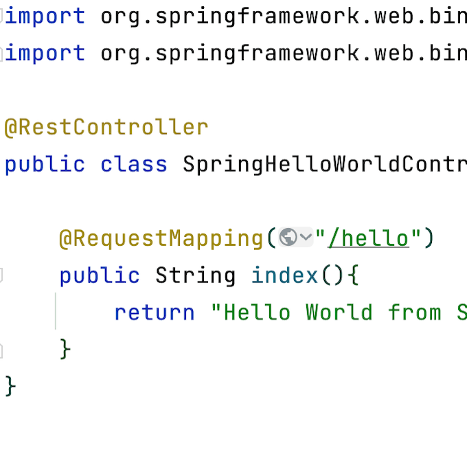 Creating your Spring Controller