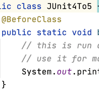 Migrating JUnit 4 to JUnit 5