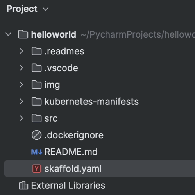 Creating a new project in PyCharm