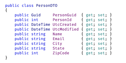 Formatting code in columns