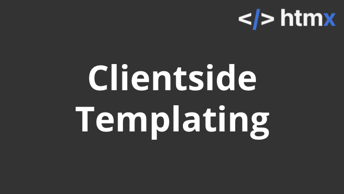 Client-side templating with Mustache and HTMX