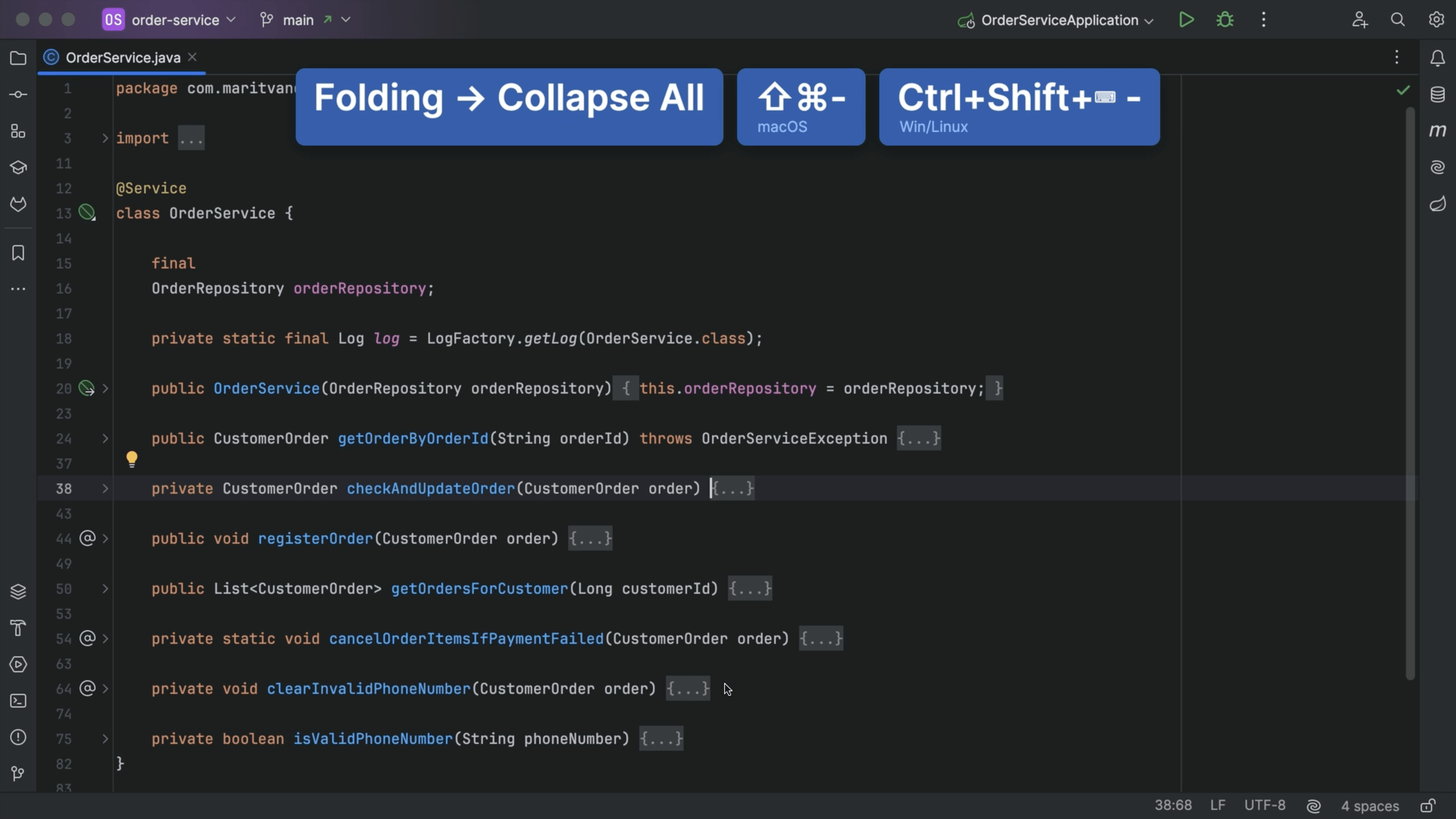 Expand and Collapse Code