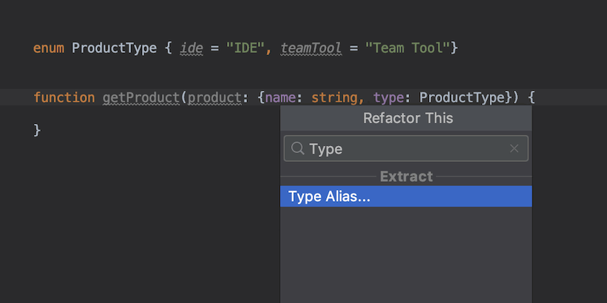 Create New Type Alias