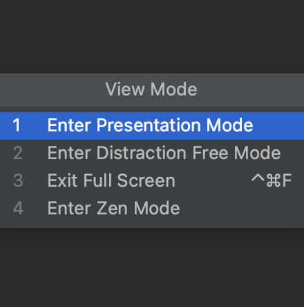 Presentation Mode