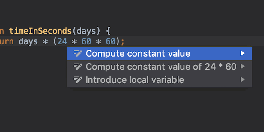 Compute Constant Values