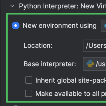 Create a Django App in PyCharm