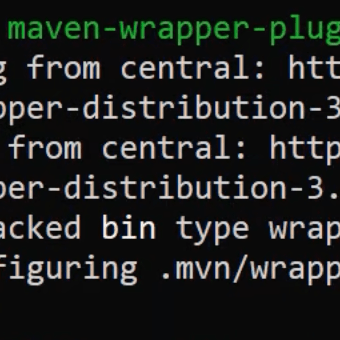 Maven wrapper and importing projects