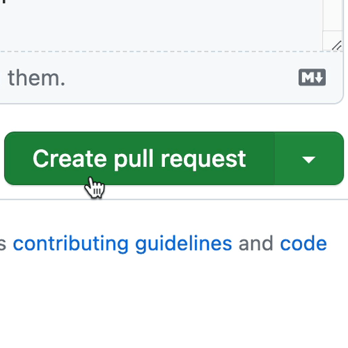 Contributing to open source software; creating a pull request