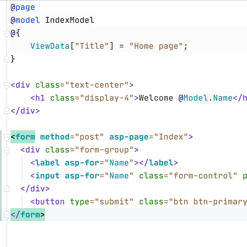 Basics of Razor Pages