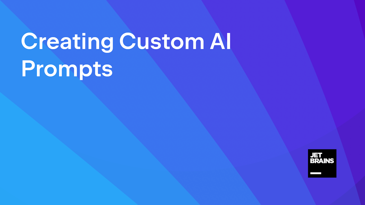 Creating Custom AI Assistant Prompts with ReSharper