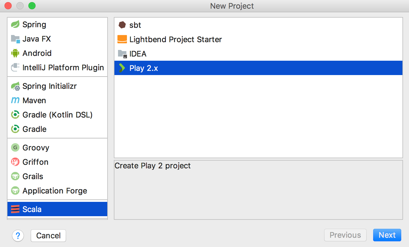 getting started with play 2.x - help | intellij idea