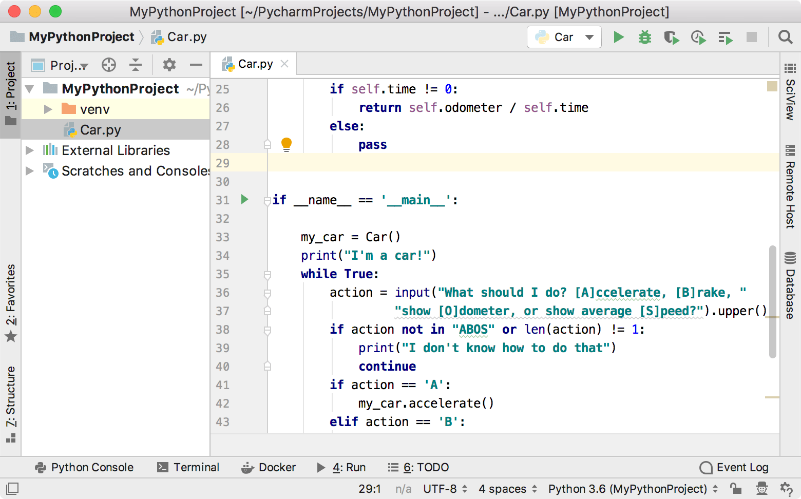 run python script windows