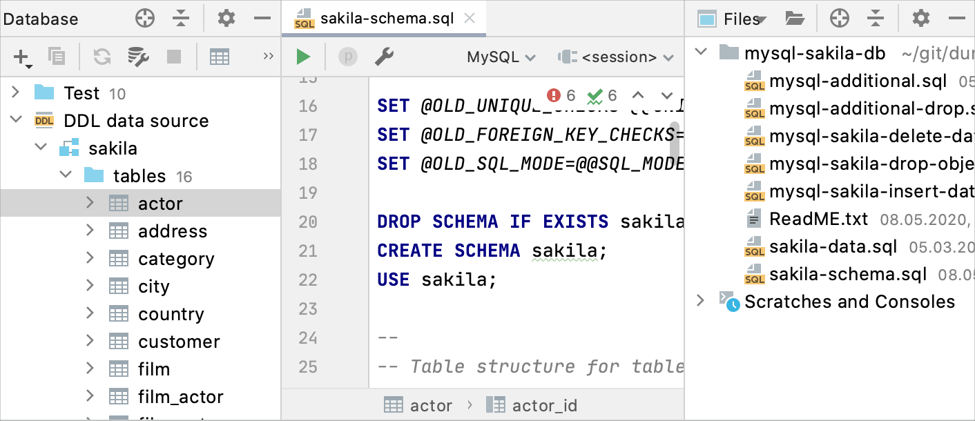 Automatically attach the folder with source files for a DDL data source