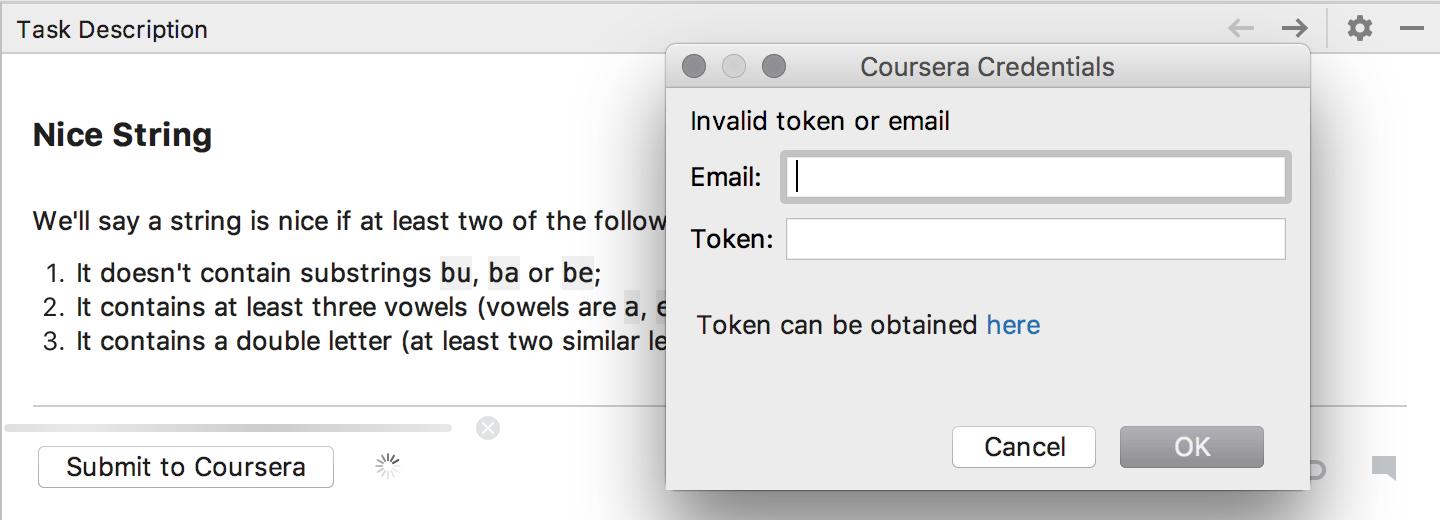 Coursera credentials