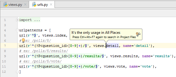 py jump from view to url result png