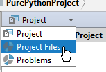 Scopes in the Project tool window