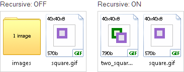 recursive on off png