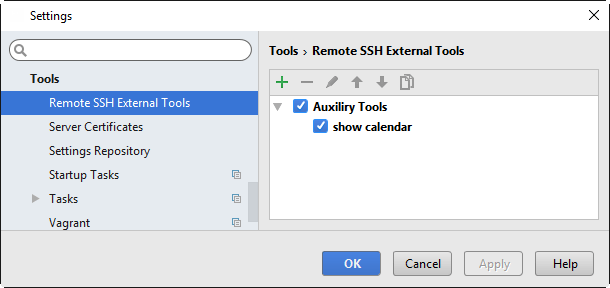 ssh external tools list png