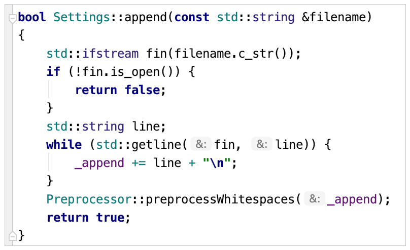 parameter hints for non-const references