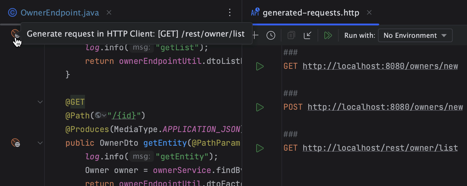 JAX-RS REST Client HTTP Requests Generation