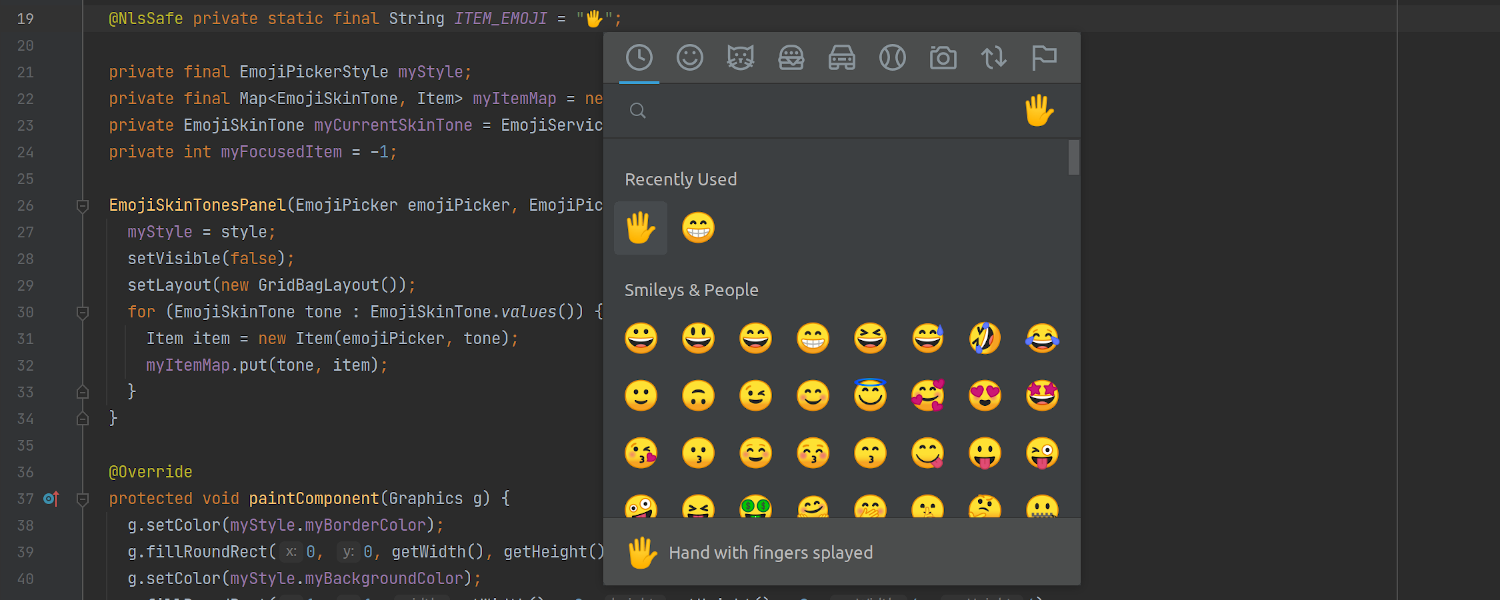 Linux emoji picker