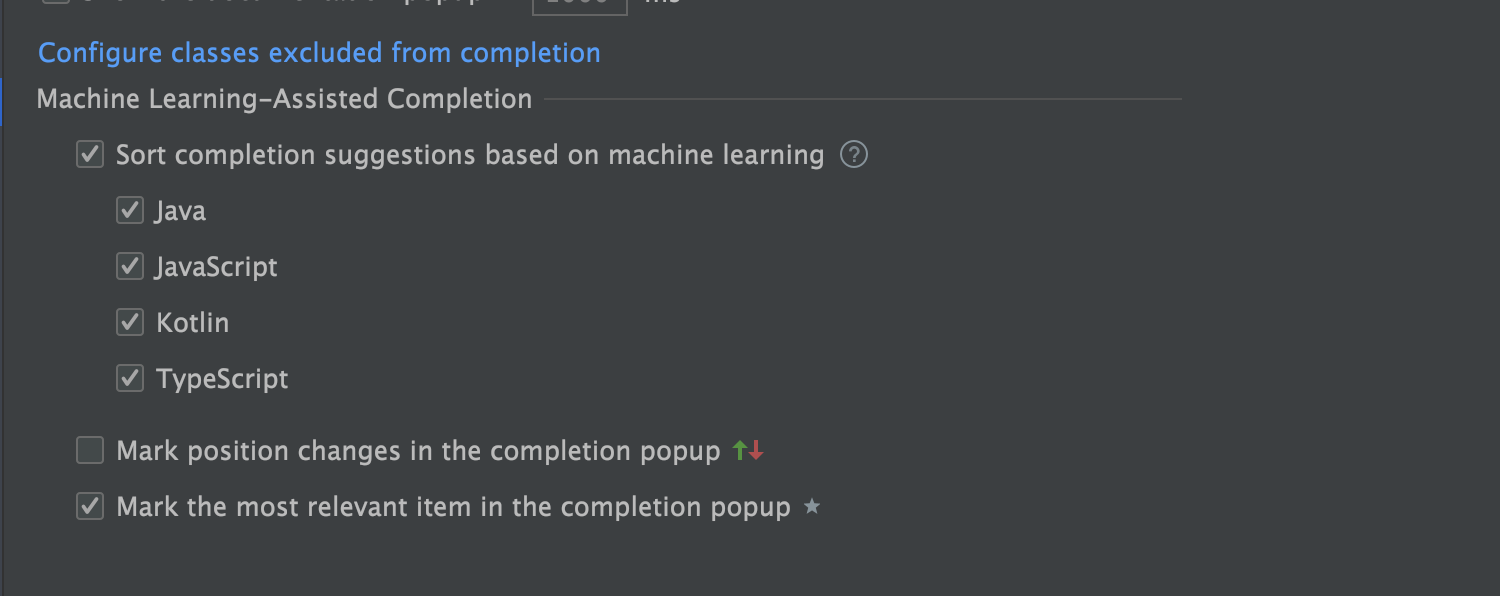 Automatic ML-completion