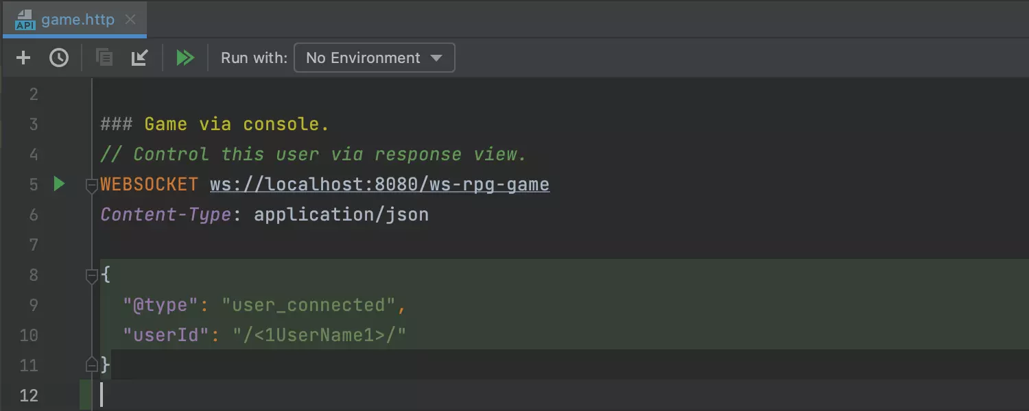 Suporte para endpoints WebSocket no cliente HTTP