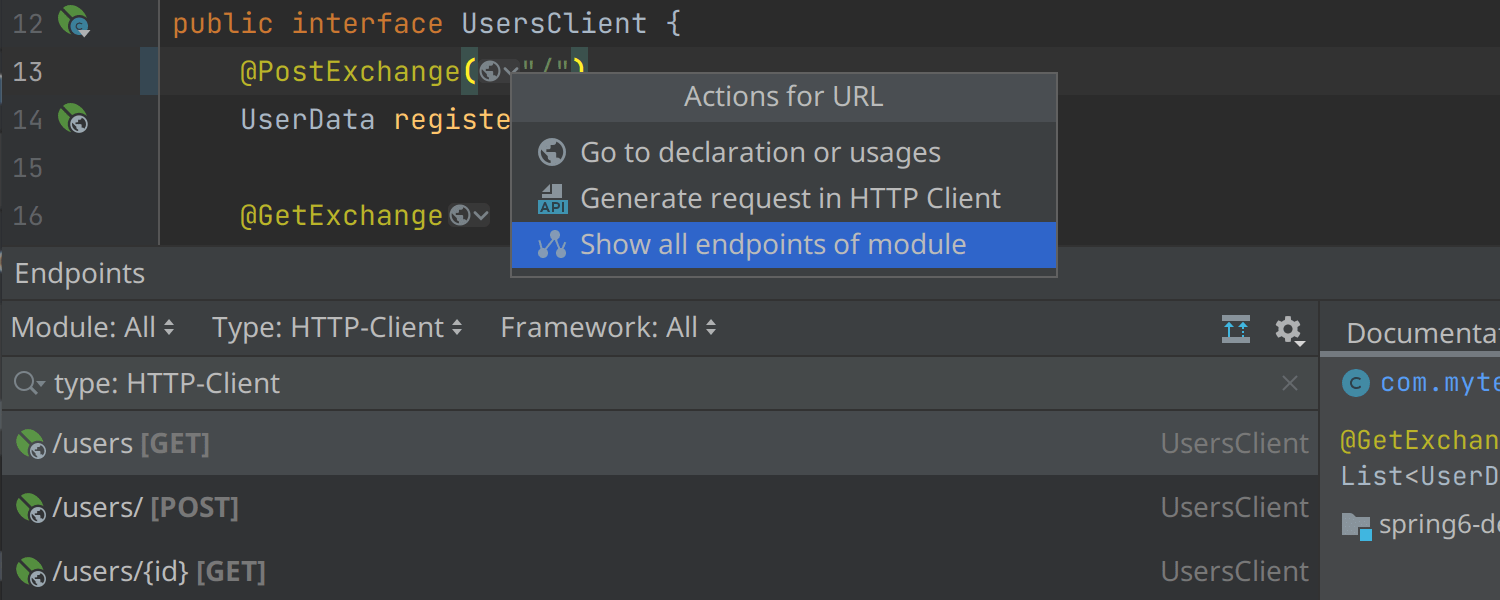 Support for new declarative HTTP clients in Spring 6