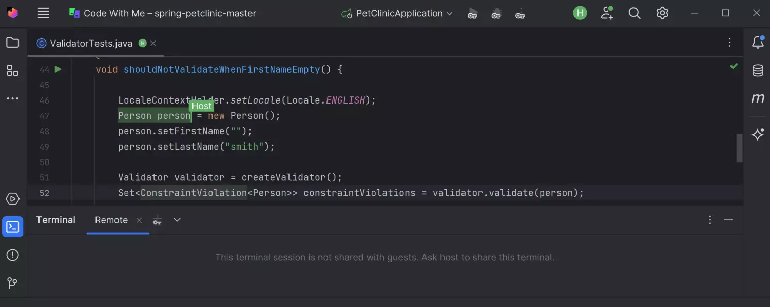 Información adicional sobre temas solo disponibles para los anfitriones de la sesión Сode With Me