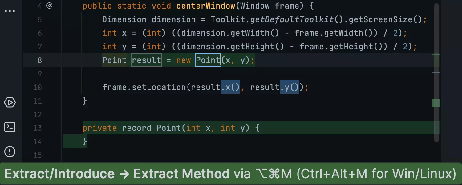 Extract Method（メソッドの抽出）リファクタリングの改善