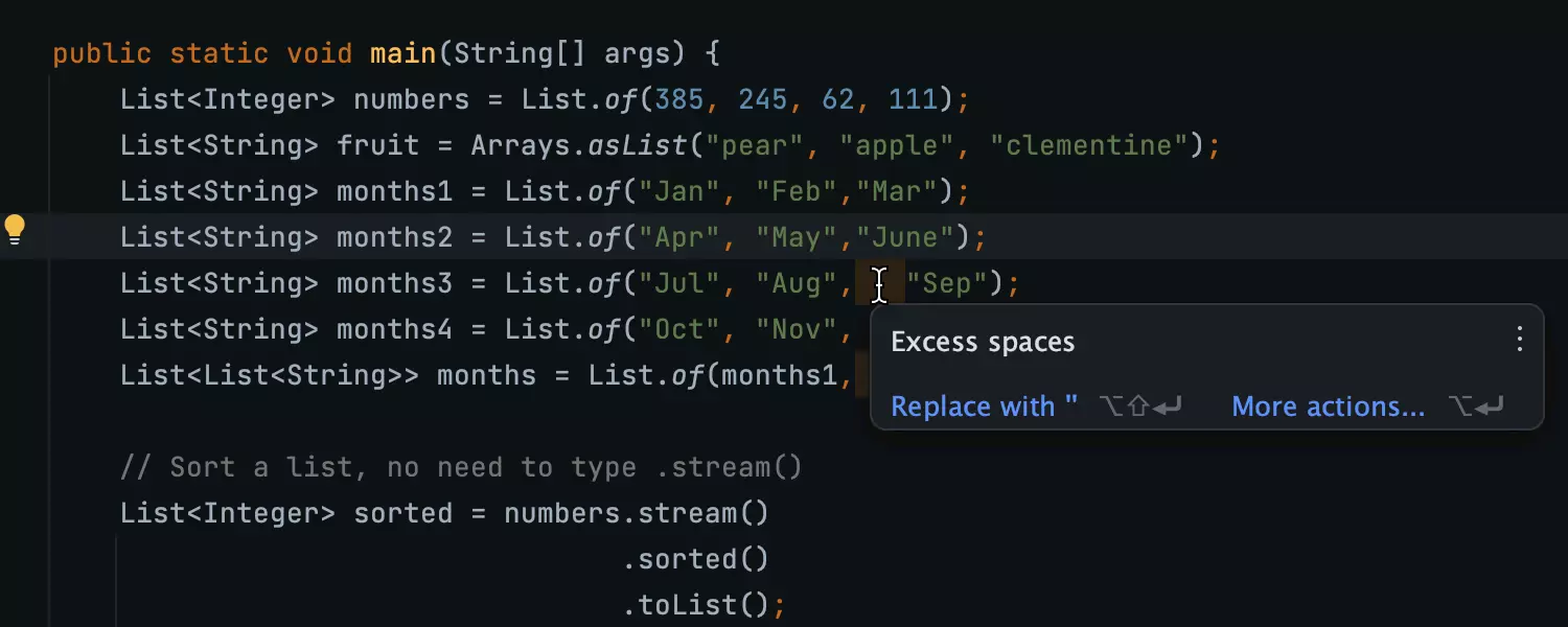 Custom regexp-based search and replace inspections