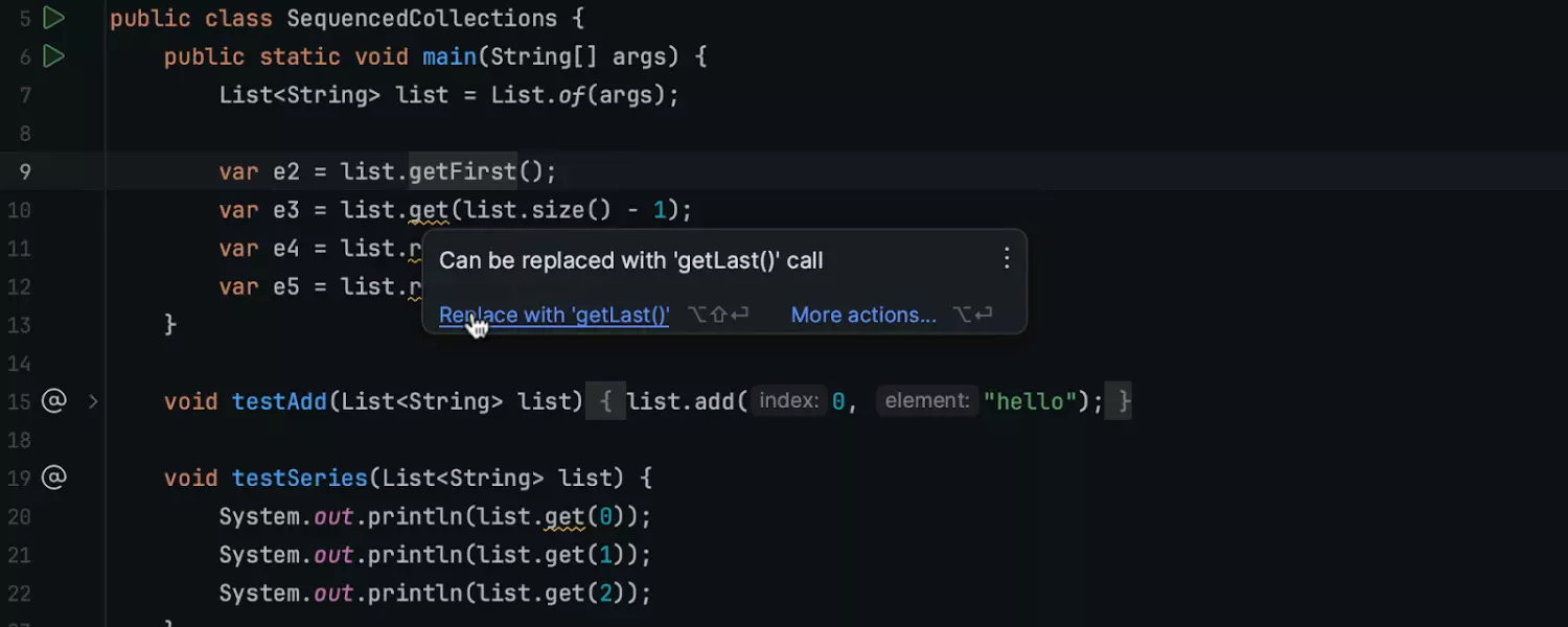 Compatibilidad total con las funcionalidades de Java 21