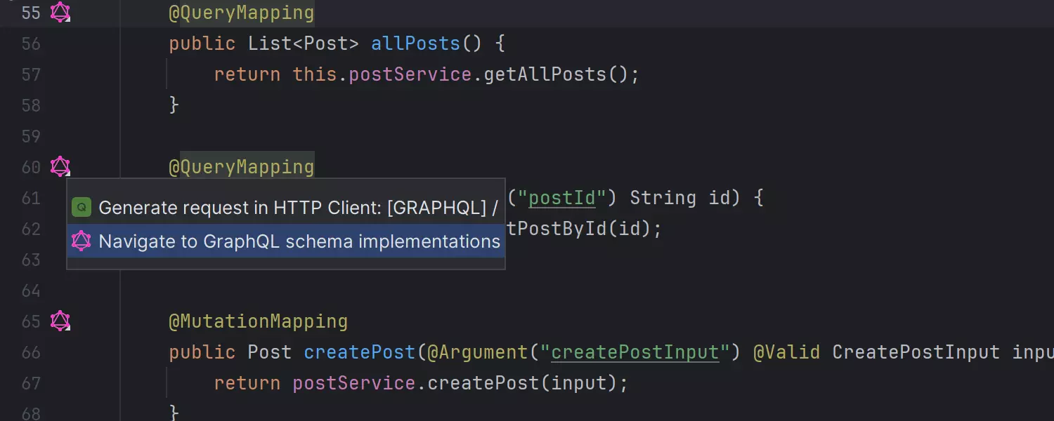 Spring-GraphQL-Unterstützung