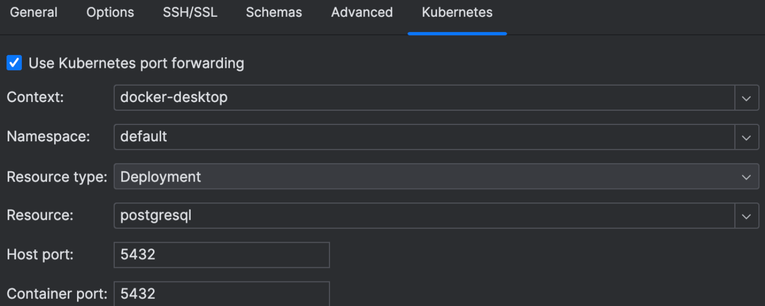 Working with databases in Kubernetes