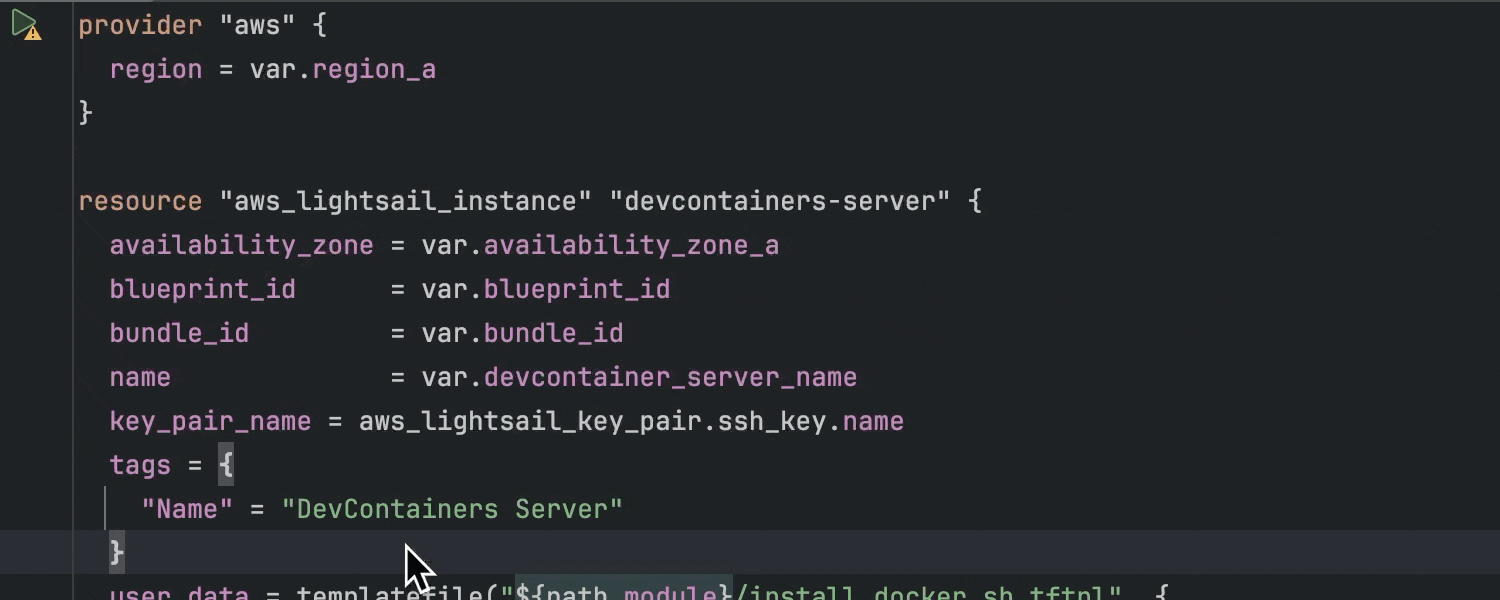 增强的 Terraform 支持