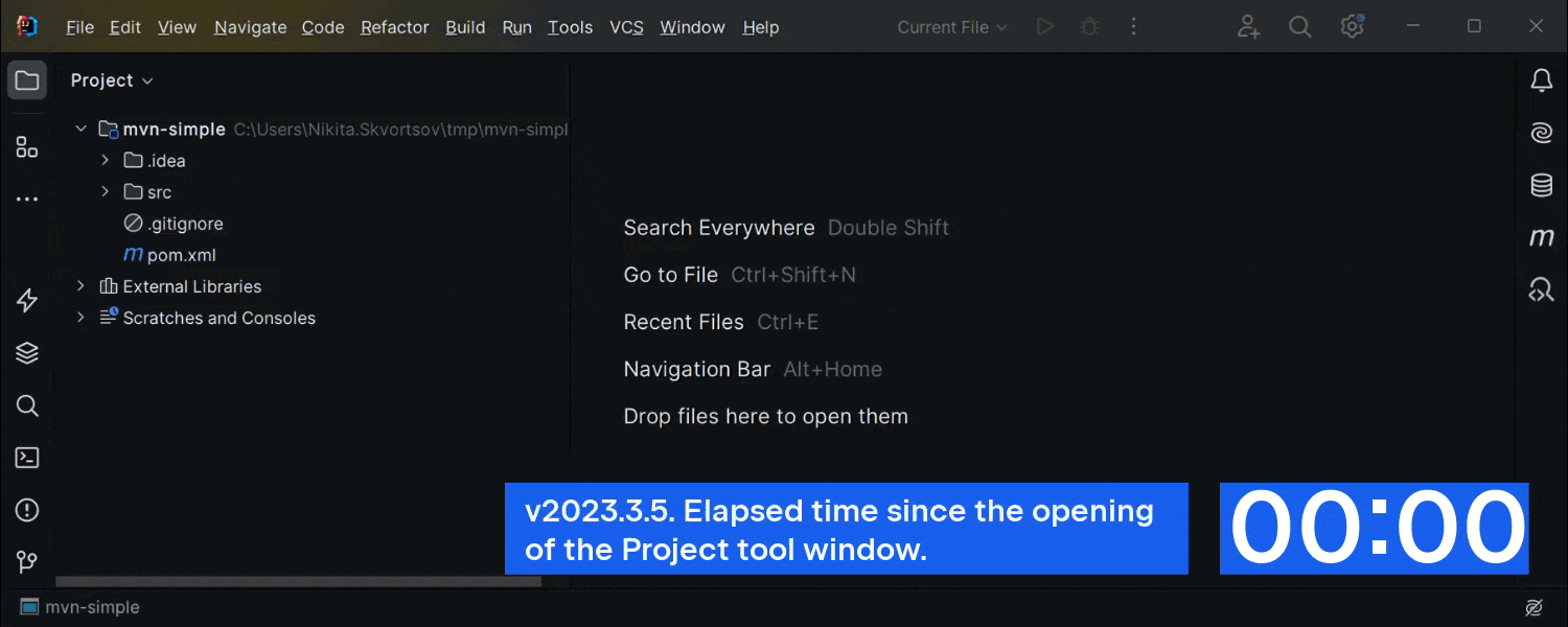 针对 Maven 项目的打开速度提升