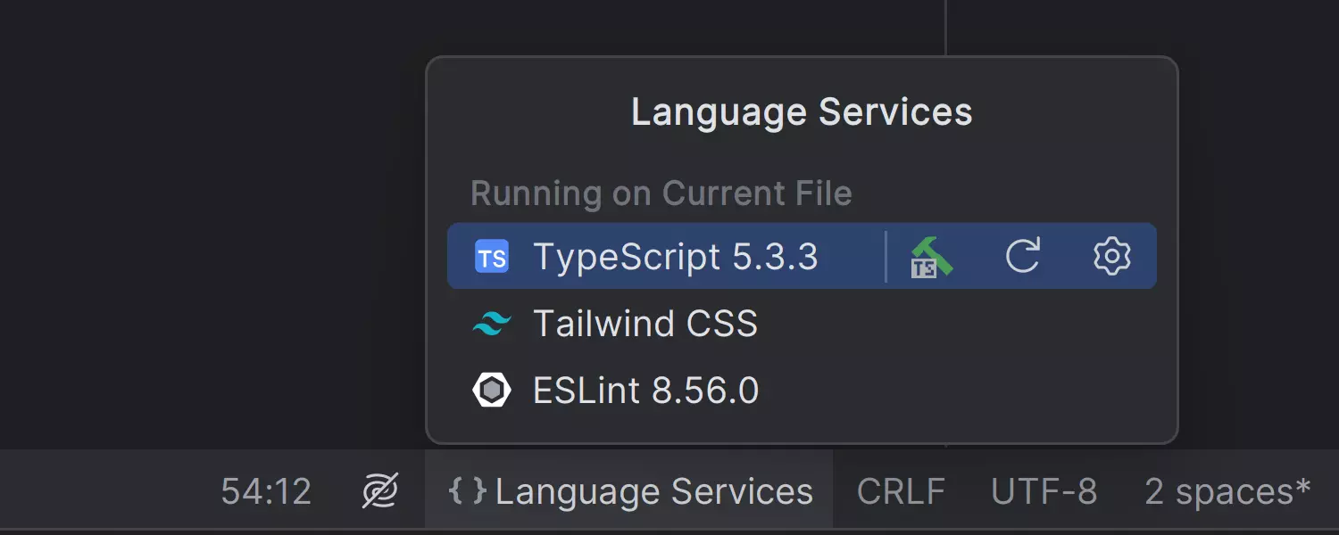 Language Services widget